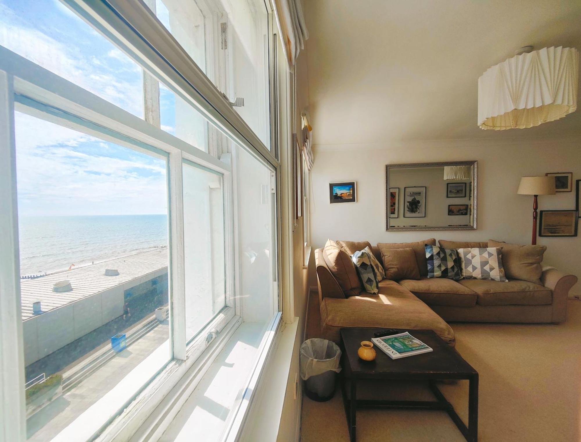 Stunning Seafront Flat,St Leonardsアパートメント エクステリア 写真